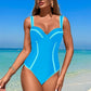 👙🌞Seksowny damski jednoczęściowy kostium kąpielowy z wąską talią