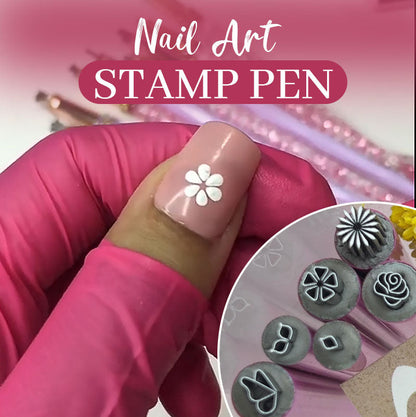 ❣️Nail Pióro do stempli artystycznych（Łatwe w użyciu nawet dla początkujących）