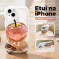🤩Przezroczyste etui na telefon iPhone z wzorem
