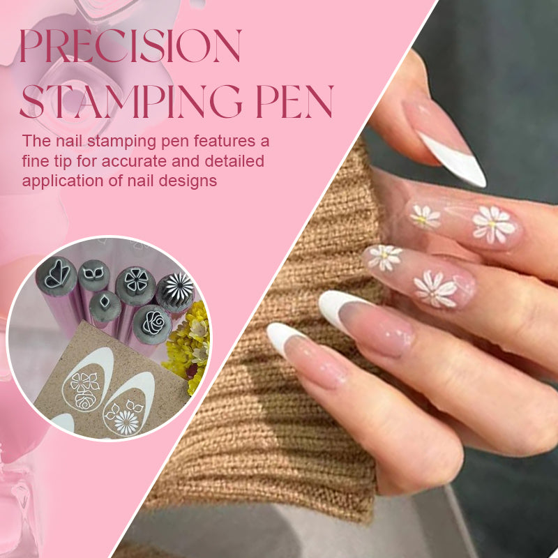 ❣️Nail Pióro do stempli artystycznych（Łatwe w użyciu nawet dla początkujących）