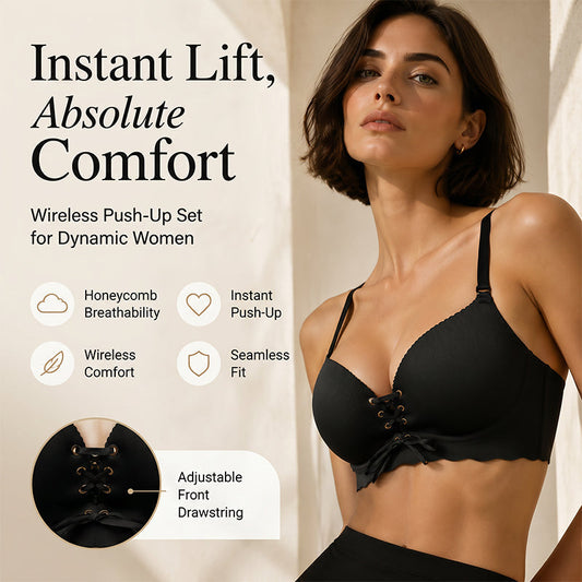 💪Armhävningsstöd, Naturlig Formning👙 Damers Sömlösa Armhävningsstöd-BH – Lyftande & Formande | Perfekt för Dejter, Fester & Formella Tillfällen, Självsäkra Kurvor ✨