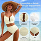🔥 S-2XL 🌞 Damskie bikini z wysokim stanem 🌊👙