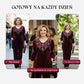 【🥰Przygotowania do mroźnej zimy】Elegancki aksamitny damski garnitur