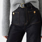 【M-4XL】👖 Dżinsy z szerokimi nogawkami o szerokości siedmiu dziesiątych