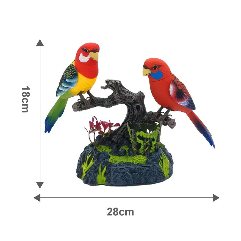 🦜Elektryczne, sterowane bateryjnie papugi głosowe - 🥀Ożyw swój ogród