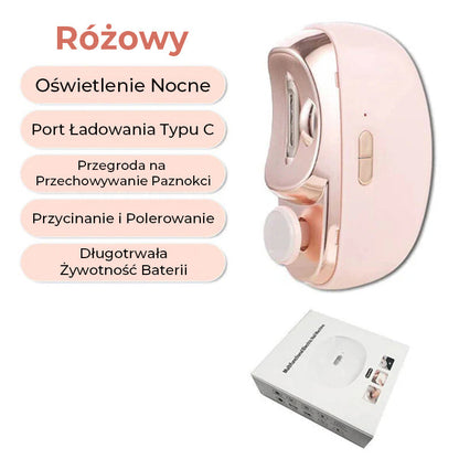 🔥2 w 1 Zmotoryzowane, polerowane automatyczne obcinaczki do paznokci🥳