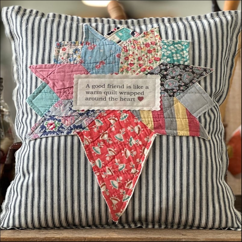 🔥Gorąca wyprzedaż 49% OFF - Vintage Quilt Friendship Pillow💕