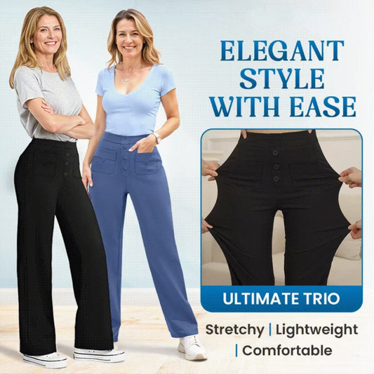 🔥👖Elastyczne i wygodne spodnie damskie na co dzień – styl & komfort w jednym!