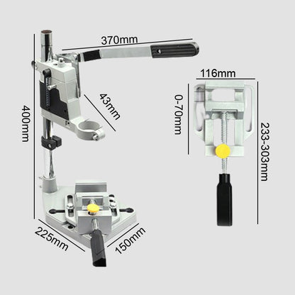 Uniwersalny wielofunkcyjny aluminiowy stojak na wiertarkę elektryczną