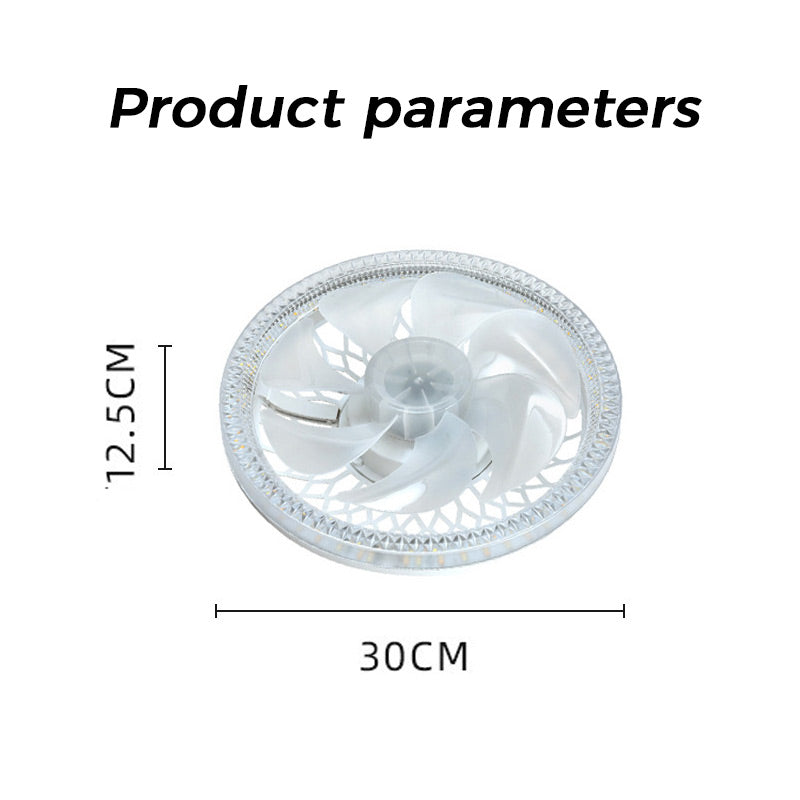 Regulowana lampa z wentylatorem 2 w 1 z pilotem zdalnego sterowania