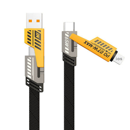 Kabel do szybkiego ładowania 4 w 1 PD 27W 65W