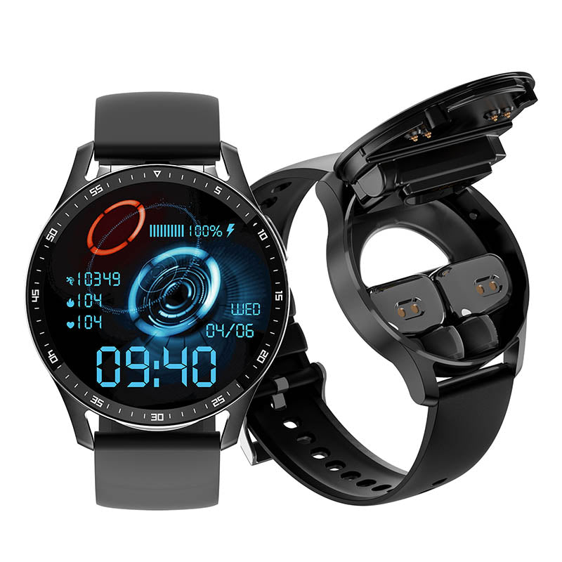 Smartwatch 2 w 1 ze słuchawkami dousznymi