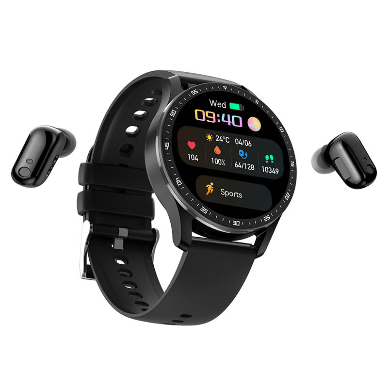 Smartwatch 2 w 1 ze słuchawkami dousznymi