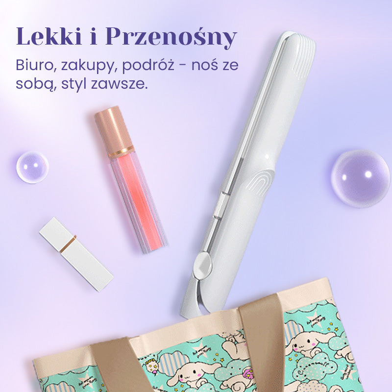 💝 Mini lokówka i prostownica do włosów 2 w 1