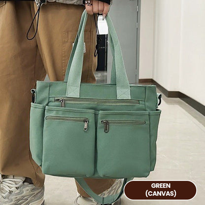 2024 New ultra-light casual large capacity retro shoulder bag