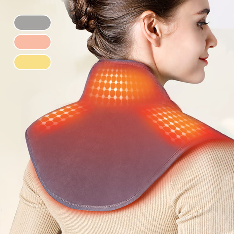 💥Limit Time 50% OFF💥【Best Winter Gifts】Electric Neck and Shoulder Heating Pad with Vibration