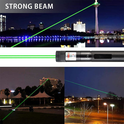 🔦Czerwone i zielone jednopunktowe światło lasera