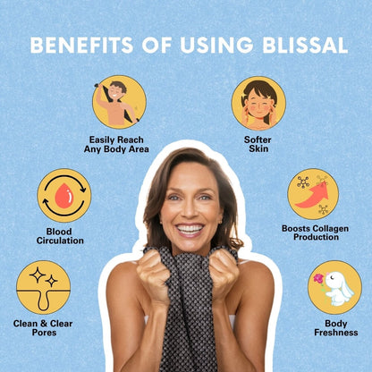 🧼💦1+1 GRATIS: Antibakteryjny peelingujący ręcznik kąpielowy 🚿