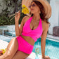 💥👙Stroje kąpielowe Tummy Control Skromne zestawy bikini z wysokim stanem