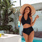 💥👙Stroje kąpielowe Tummy Control Skromne zestawy bikini z wysokim stanem