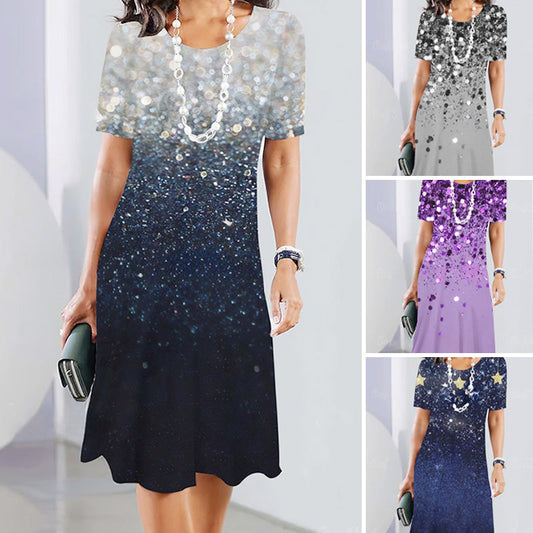 🌸Elegancka sukienka w gradiencie