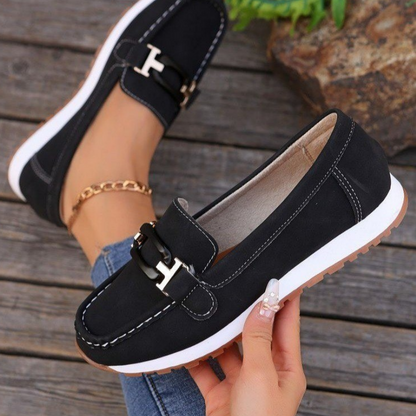 ✨Casualowe botki z grubą podeszwą ze sztucznego zamszu