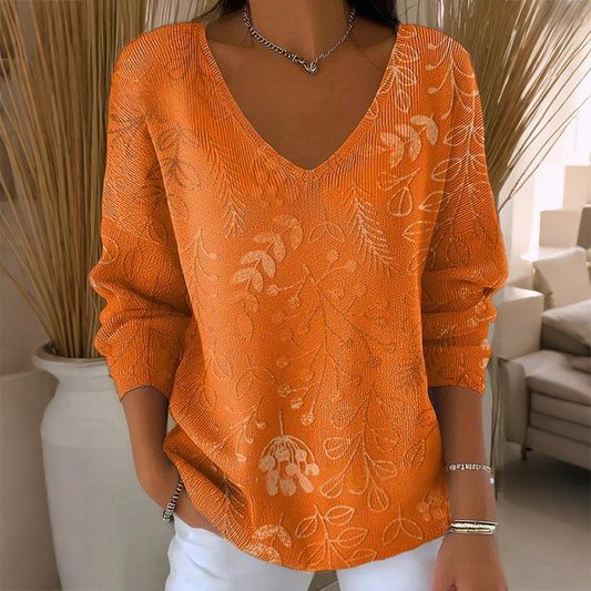 👚Kobiety stylowy nadruk Top z luźnym dopasowaniem