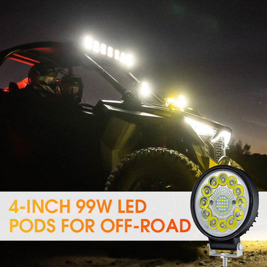 ⚡️ Bardzo jasna lampa robocza LED o mocy 99 W 🔆