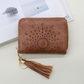 ✨Portfel damski na karty kredytowe z zamkiem błyskawicznym (z kółkiem na klucze)