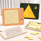 🧩 TERAZ 50% ZNIŻKI! ✨ Drewniane puzzle Tangram – 7 kolorowych geometrycznych kształtów do kreatywnej nauki i rozwoju logicznego myślenia 🔺🔷