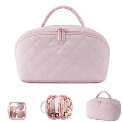 💗Duża pojemna kosmetyczka z uchwytem