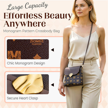 👜Damską torebkę crossbody z monogramem