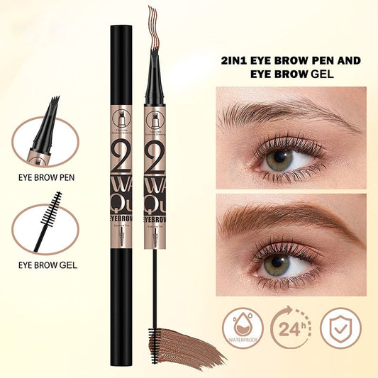 ✨1+1 gratis✨2 w 1 wodoodporny eyeliner w żelu