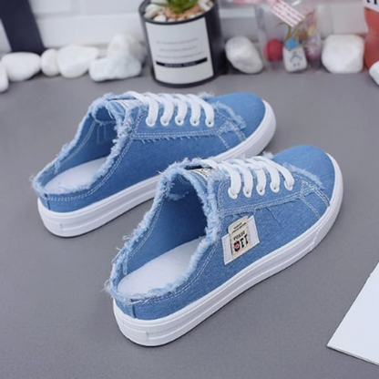 🔥🔥Letnia promocja – 40% zniżki 💐 Damska parka z dżinsu – wygodna podeszwa, swobodny styl 👟☀️