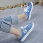🔥🔥Letnia promocja – 40% zniżki 💐 Damska parka z dżinsu – wygodna podeszwa, swobodny styl 👟☀️