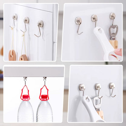 🛍️ Oferta ograniczona czasowo – 40% zniżki! Koniec z wierceniem i bałaganem! 🚫 Solidny i wytrzymały haczyk magnetyczny. 🧲💖