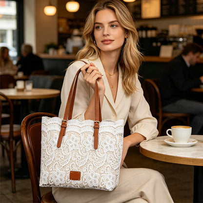 ✨🩷Nowości z 50% zniżką!🩷👜Elegancka koronkowa torba z dużą pojemnością