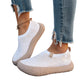 👟  Trampki na platformie – ukryty obcas 5 cm, model wsuwany, oddychająca siateczka ✨