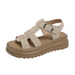 👡 Teraz z 40% zniżką! 🏛️ Damskie sandały na grubej podeszwie w stylu rzymskim 🌞