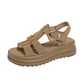 👡 Teraz z 40% zniżką! 🏛️ Damskie sandały na grubej podeszwie w stylu rzymskim 🌞