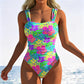 💥 40% zniżki! 👙Modne kostiumy kąpielowe w kwiatowe wzory!  Pokaż swój styl na plaży! 😎✨