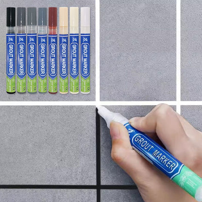 💥40% zniżki od razu!  💦Odśwież fugi w 5 minut!  Wodoodporny marker przeznaczony specjalnie do łazienek. 😎✨