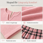 🚚 Fri frakt på just den här produkten!  Set med stickad topp och rutiga leggings för kvinnor