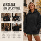 ⌛Tidsbegränsat erbjudande – Unisex-hoodie i avslappnad stil, oversized, med acid wash-effekt