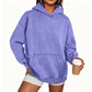 ⌛Tidsbegränsat erbjudande – Unisex-hoodie i avslappnad stil, oversized, med acid wash-effekt
