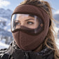 ❄️ Vintervindtät varm ansiktsmask med HD-skyddsglasögon – skyddar mot kyla och vind, perfekt för skidåkning och utomhus! 🥽✨