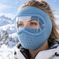 ❄️ Vintervindtät varm ansiktsmask med HD-skyddsglasögon – skyddar mot kyla och vind, perfekt för skidåkning och utomhus! 🥽✨