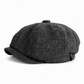 🧢 Vintage brittisk stil tidningspojkskeps för män och kvinnor, klassisk avslappnad flat cap, åttakantig basker