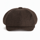🧢 Vintage brittisk stil tidningspojkskeps för män och kvinnor, klassisk avslappnad flat cap, åttakantig basker
