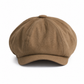 🧢 Vintage brittisk stil tidningspojkskeps för män och kvinnor, klassisk avslappnad flat cap, åttakantig basker